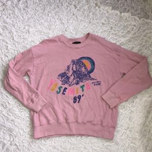 pacsun yosemite pullover sweatshirt